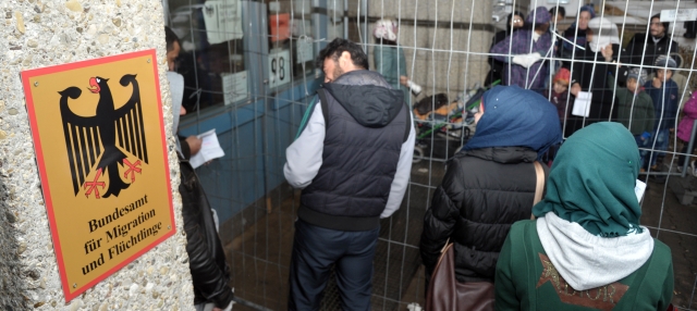Registrační centrum uprchlíků v německém Ellwangenu.
