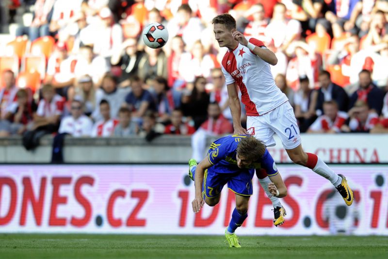 Slávistický útočník Milan Škoda. 