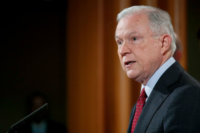 Americký ministr spravedlnosti Jeff Sessions.