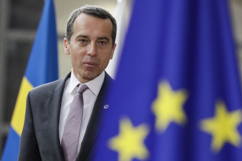 Rakouský kancléř Christian Kern.