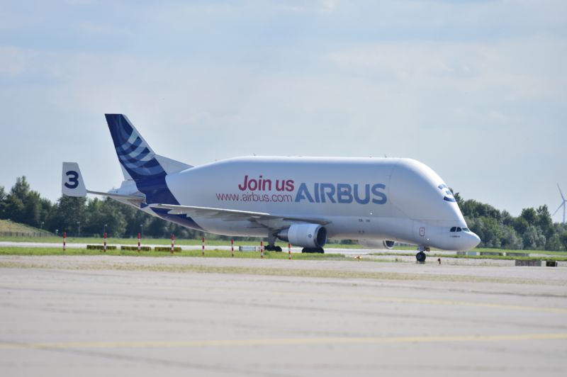 Letadlo společnosti Airbus. 