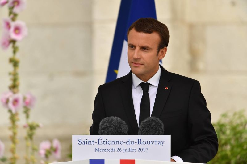 Francouzský prezident Emmanuel Macron.