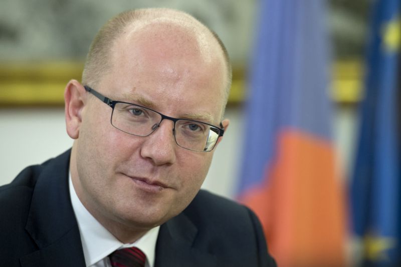 Premiér Bohuslav Sobotka.
