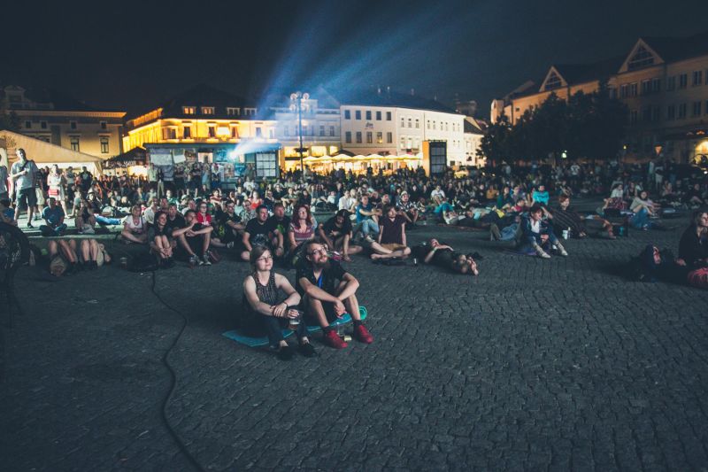 Masarykovo náměstí v Uherském Hradišti. 