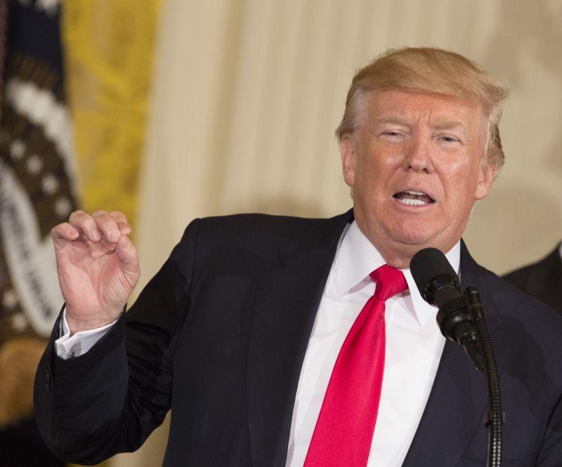 Prezident Donald Trump. Prezident Donald Trump.