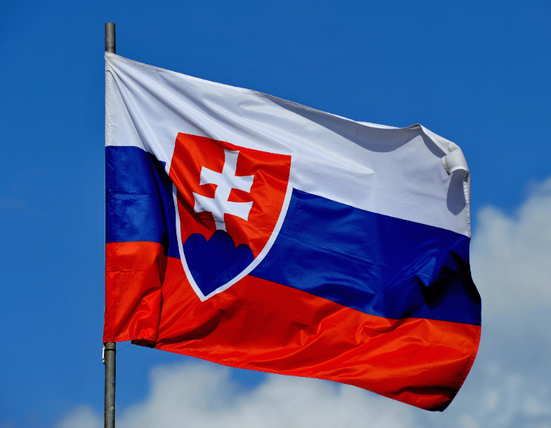 Vlajka Slovenska.