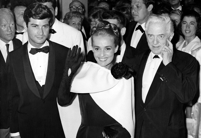 Herečka Jeanne Moreauová.