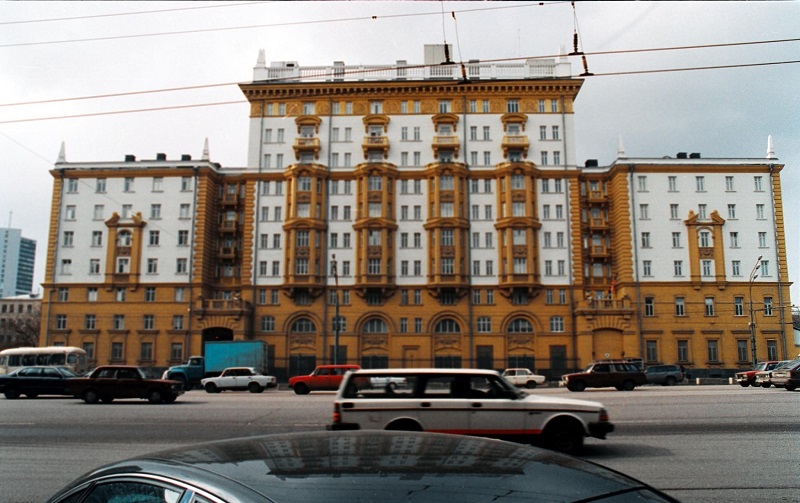 Velvyslanectví USA v Moskvě.