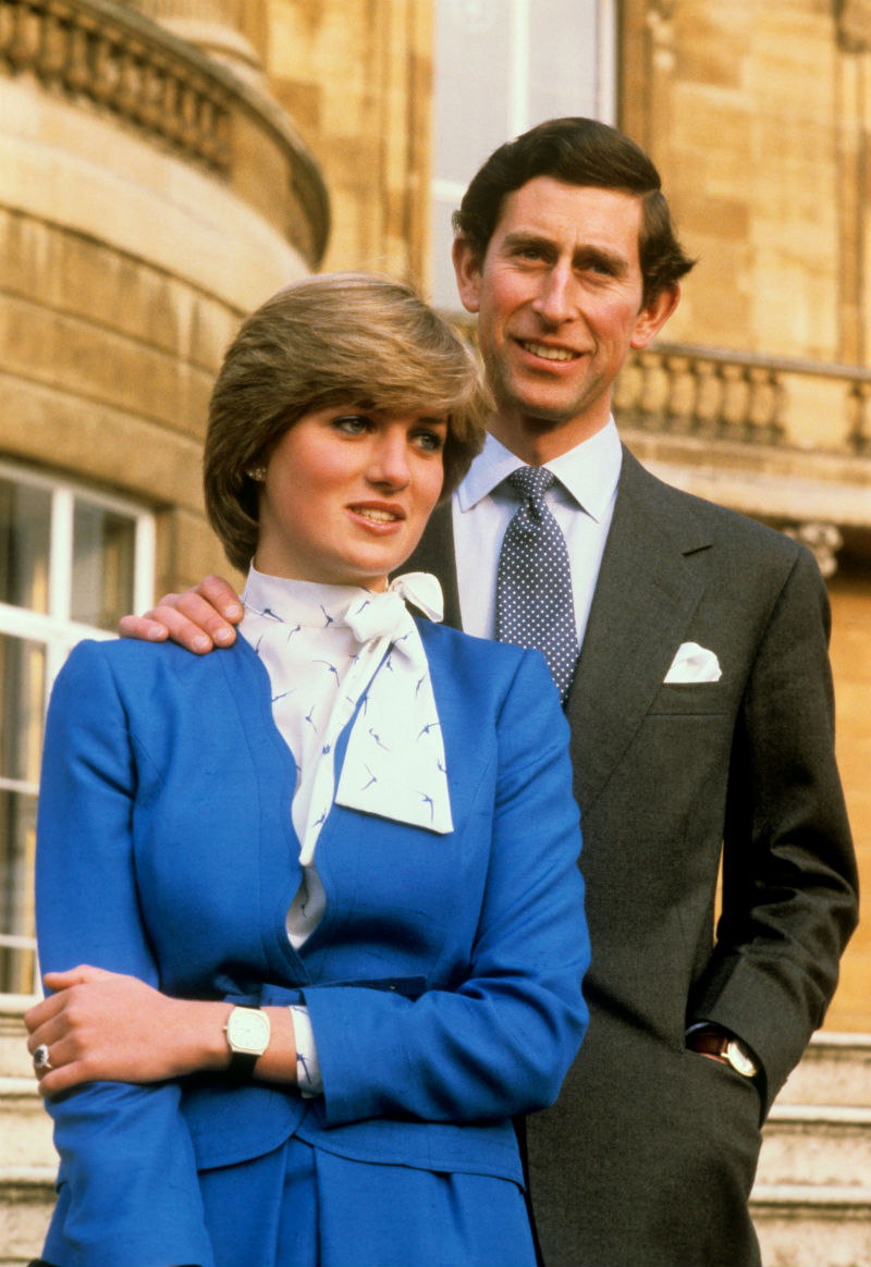 Princezna Diana a princ Charles. 