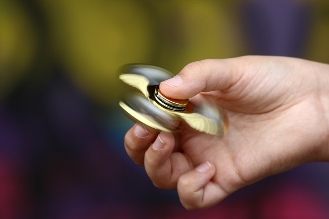 Fidget spinner. Fidget spinner.
