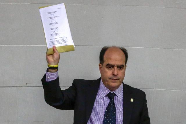 Předseda venezuelského parlamentu Julio Borges.