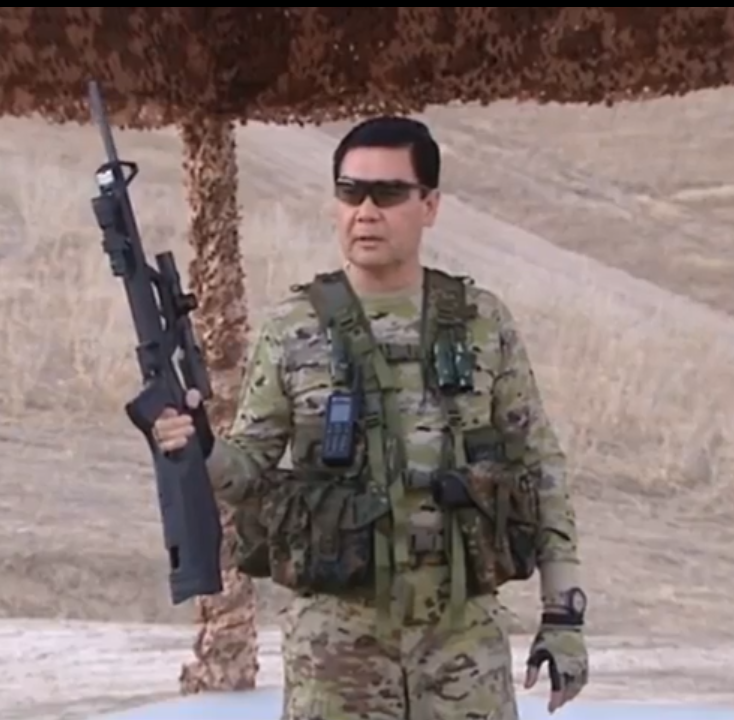 Prezident Turkmenistánu Gurbanguli Berdymuhamedov.