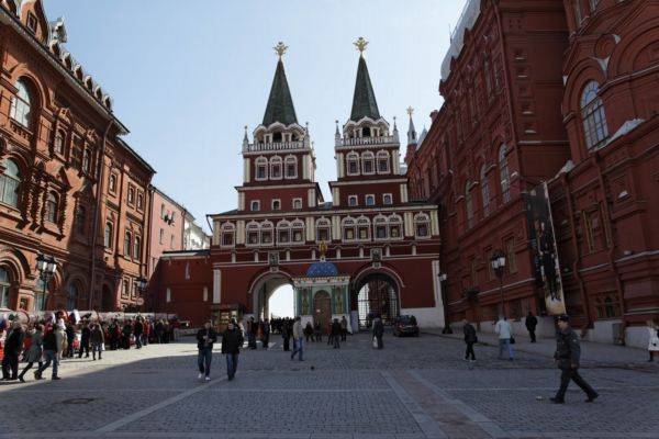 Rudé náměstí, Moskva.