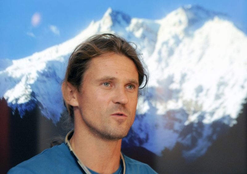 Horolezec Marek Holeček.