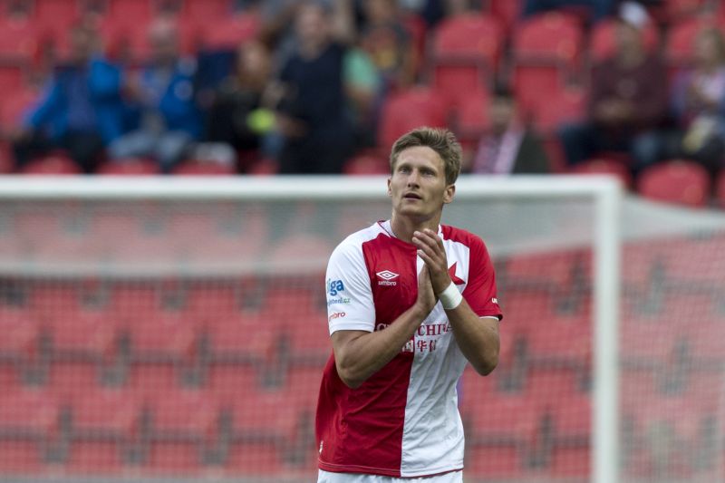 Útočník pražské Slavie Milan Škoda.
