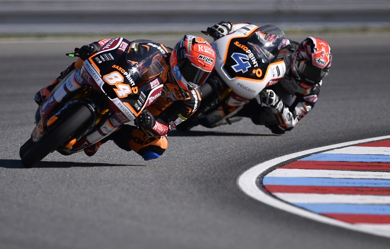 Jakub Kornfeil v kvalifikaci na GP Brna. 