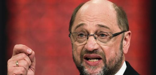 Lídr SPD Martin Schulz.