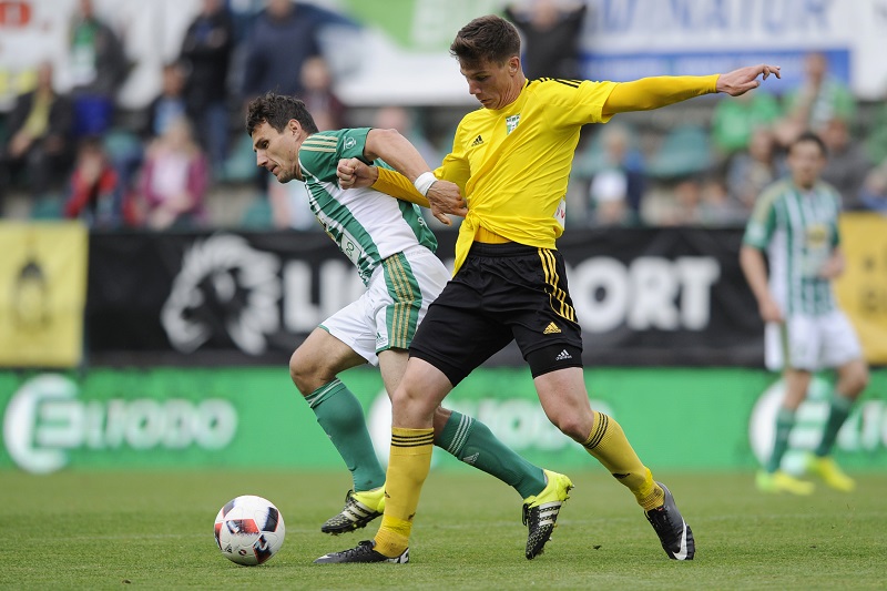 Bohemians proti Karviné v jarním zápase uplynulého ročníku fotbalové ligy. 