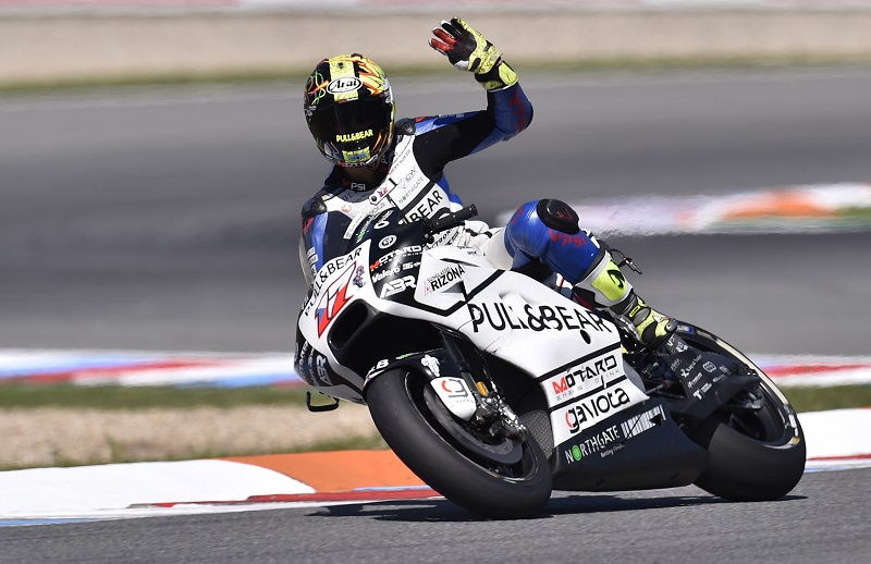 Motocyklový závodník Karel Abraham si v Brně dojel pro body.