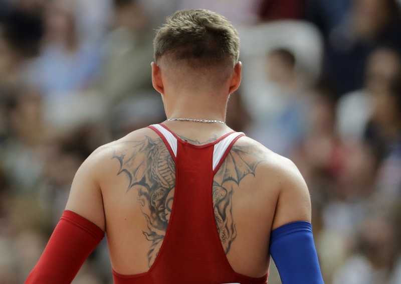 Běžec Pavel Maslák na MS v Londýně. 