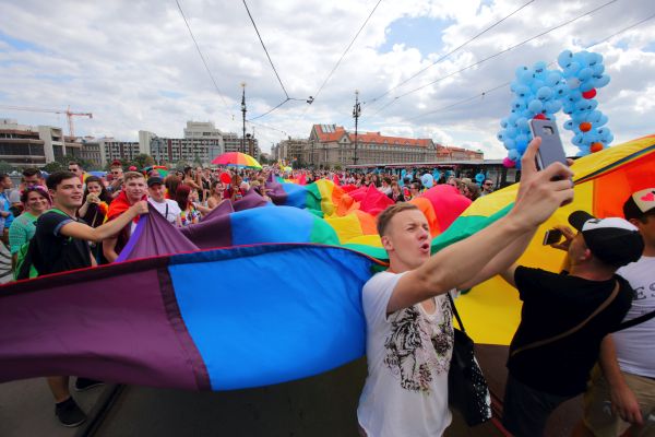 Průvod Prague Pride.