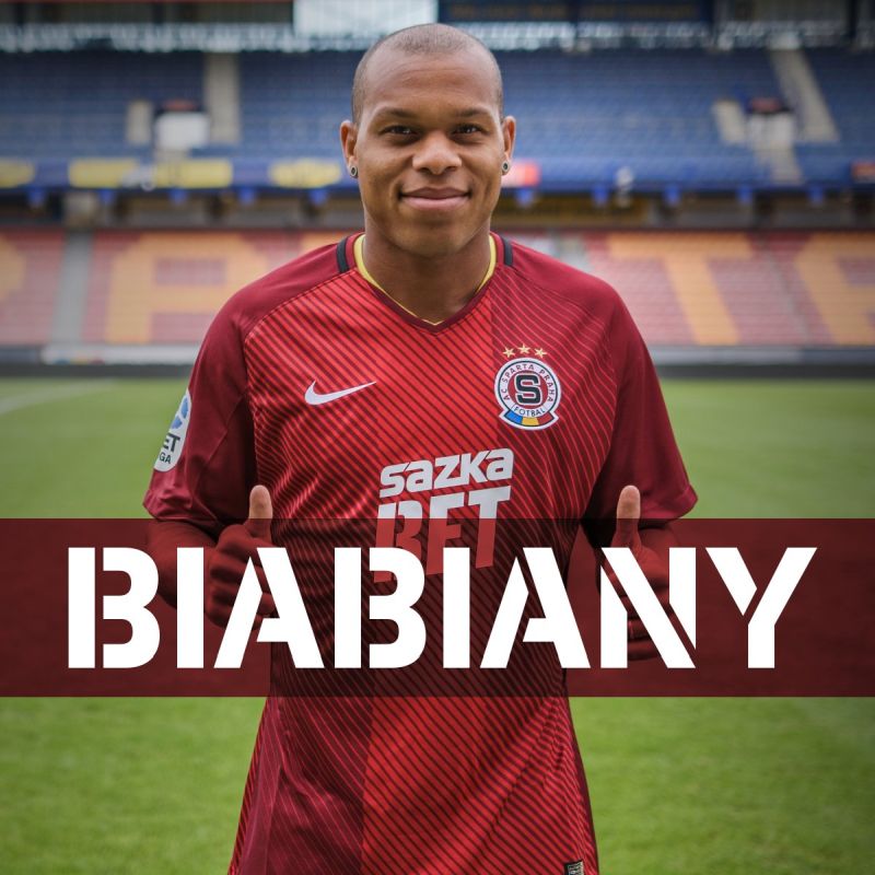 Jedenáctá sparťanská posila Biabiany z Interu Milán.