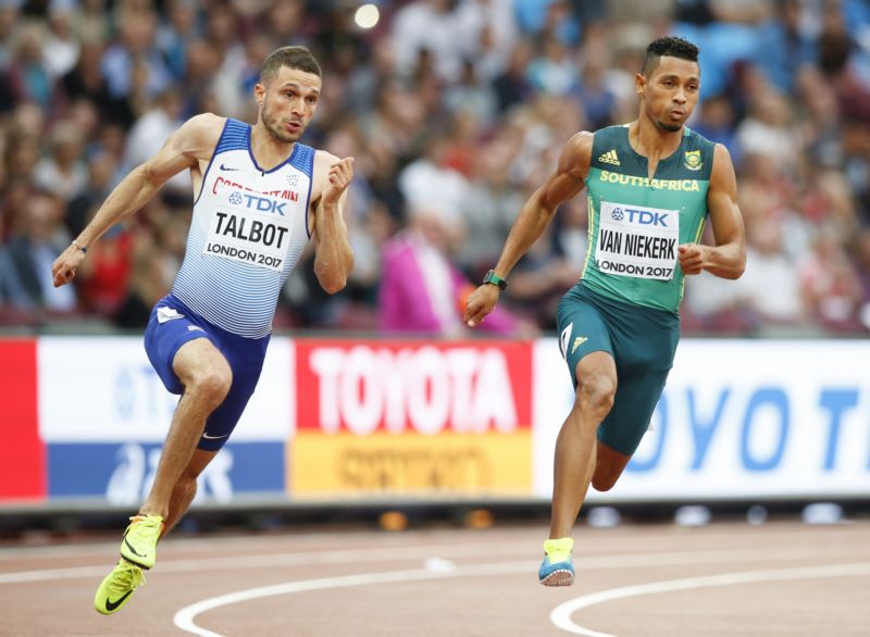 Zdravotní problémy z jídla má i jedna z největších hvězd Wayde van Niekerk.