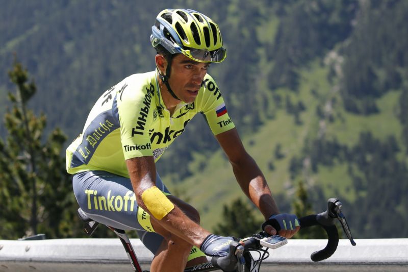 Španělský cyklistický fenomén Alberto Contador.