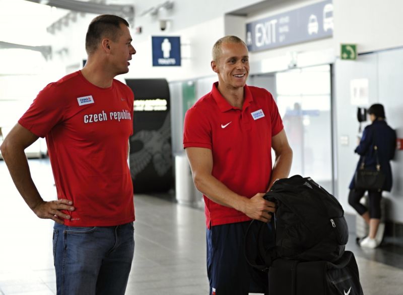 Železného oštěpařská esa Petr Frydrych a Jakub Vadlejch.