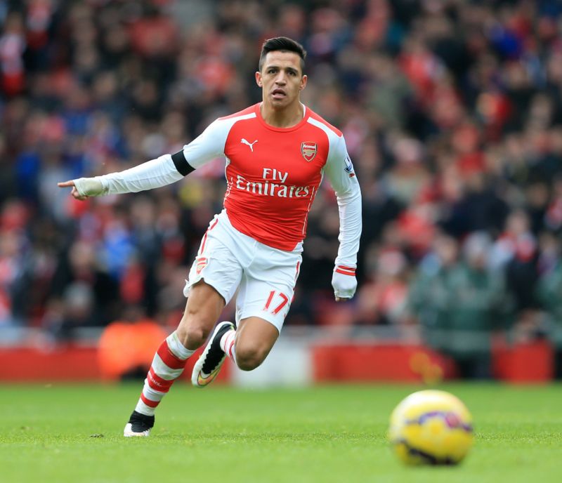 Hvězda londýnského Arsenalu Alexis Sánchez.
