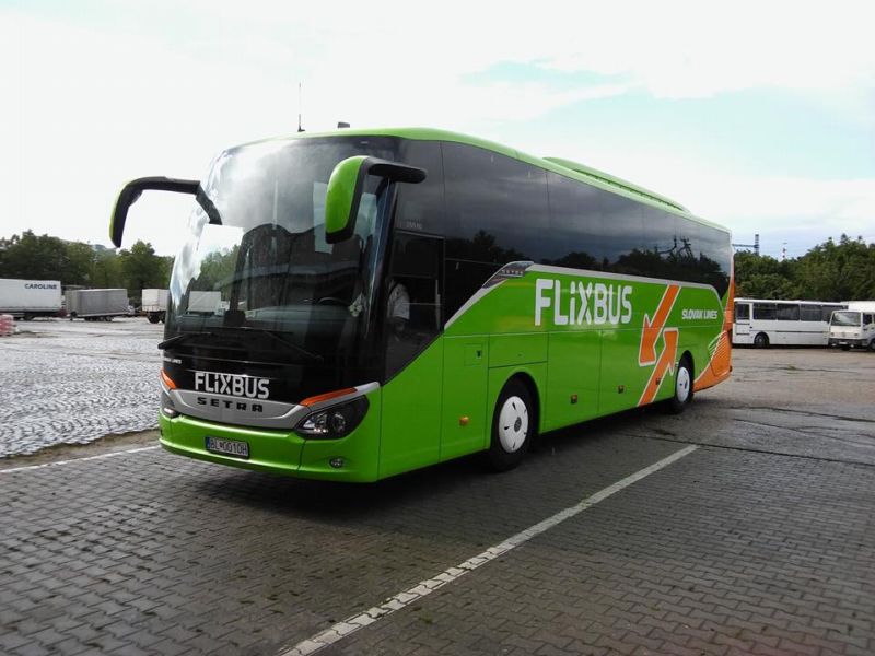 Autobus společnosti FlixBus. 