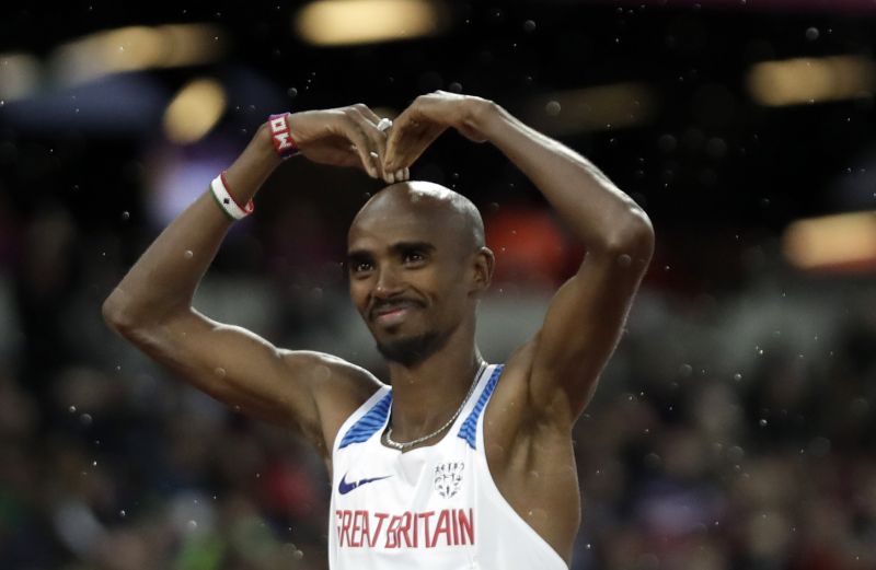Hvězdný britský běžec Mo Farah.