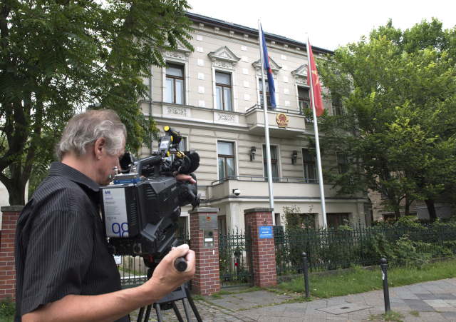 Na snímku vietnamská ambasáda v Berlíně.