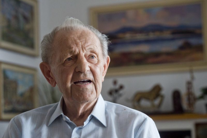 Poslední předrevoluční generální tajemník ÚV KSČM Miloš Jakeš. 