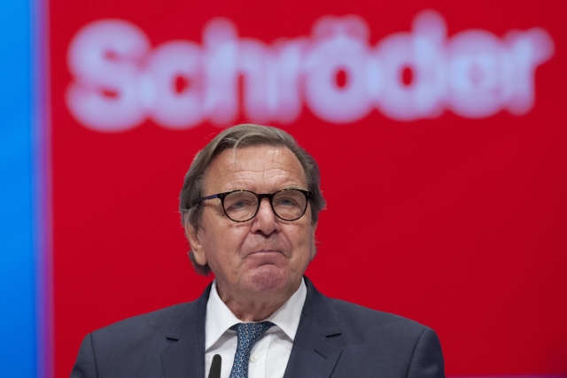 Bývalý německý kancléř Gerhard Schröder.