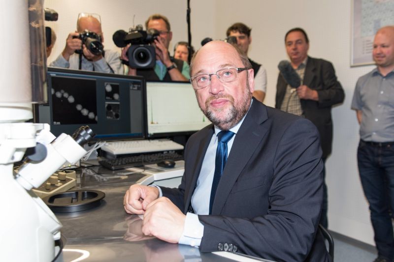 Vůdce německých sociálních demokratů Martin Schulz.