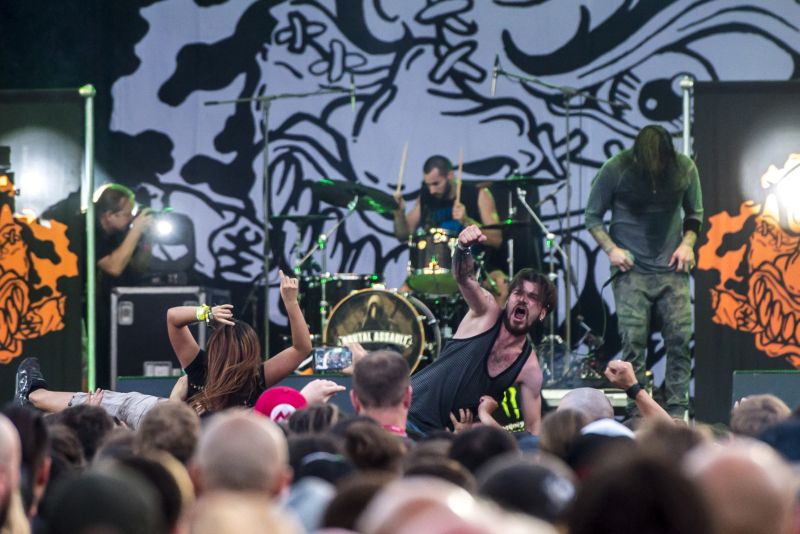 Zpěvák Freddy Cricien z americké hardcore kapely Madball. Zpěvák Freddy Cricien z americké hardcore kapely Madball.