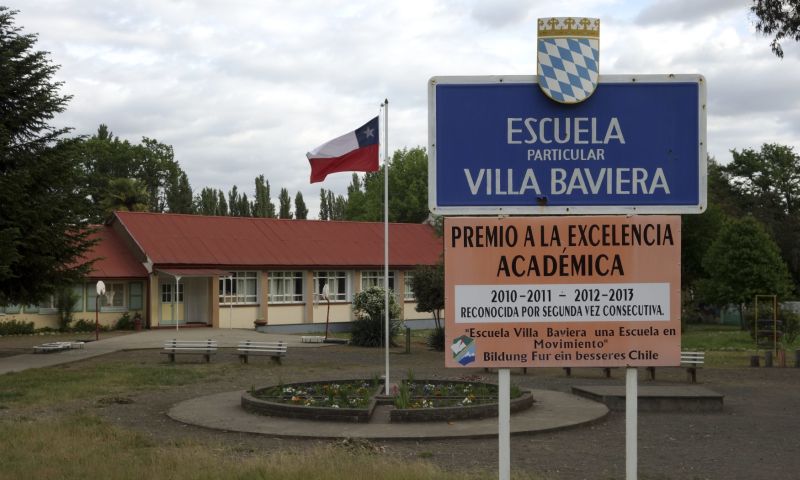 Škola v bývalé osadě Colonia Dignidad.