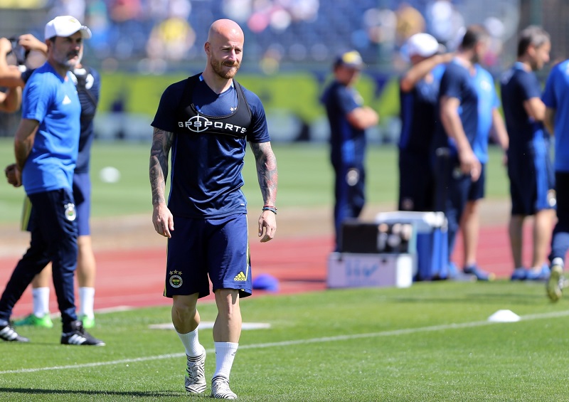 Miroslav Stoch na tréninku ještě jako hráč Fenerbahce. 