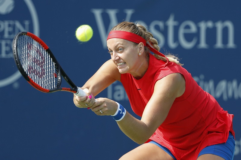 Tenistka Petra Kvitová na turnaji v Cincinnati. Tenistka Petra Kvitová na turnaji v Cincinnati.