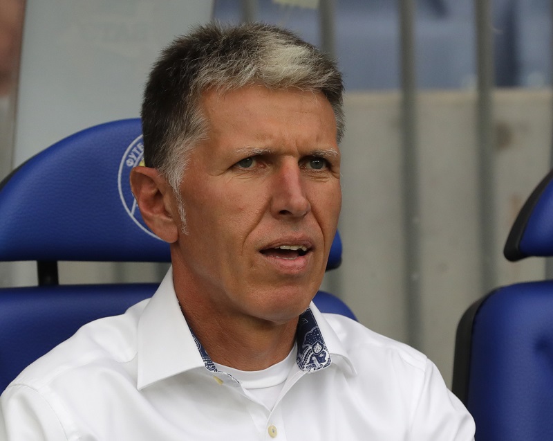 Trenér fotbalové Slavie Jaroslav Šilhavý. 