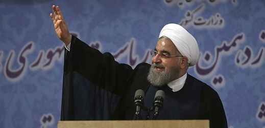 Íránský prezident Hasan Rúhání.