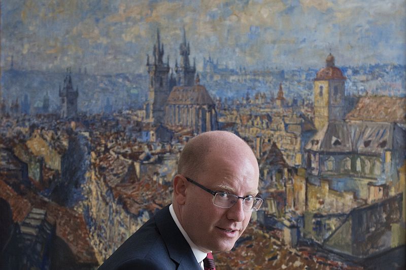 Premiér Bohuslav Sobotka. 