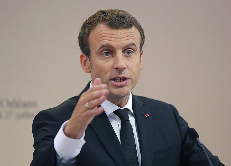 Francouzský prezident Emmanuel Macron.