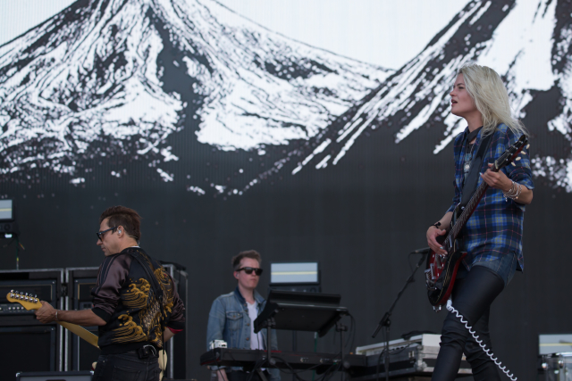 Skupina The Kills na festivalu Sziget.