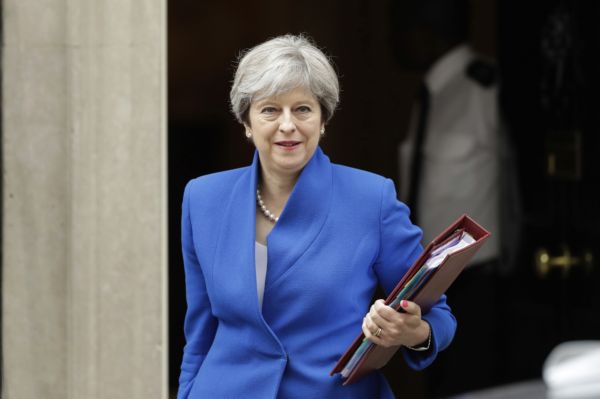 Britská premiérka Theresa Mayová. Britská premiérka Theresa Mayová.