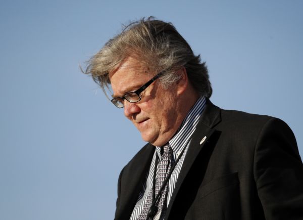 Poradce amerického prezidenta Donalda Trumpa Steve Bannon.
