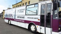 Volební autobus.