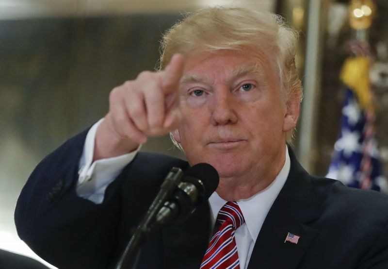 Prezident Donald Trump. Prezident Donald Trump.