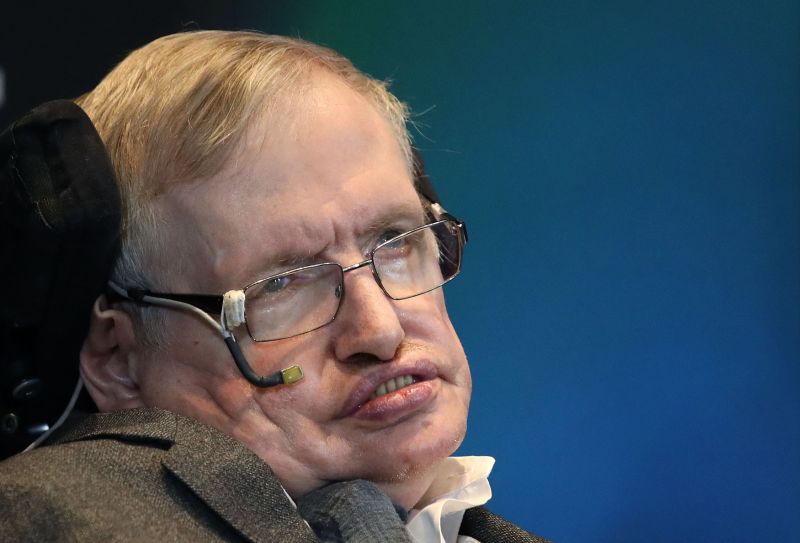 Britský astrofyzik Stephen Hawking.